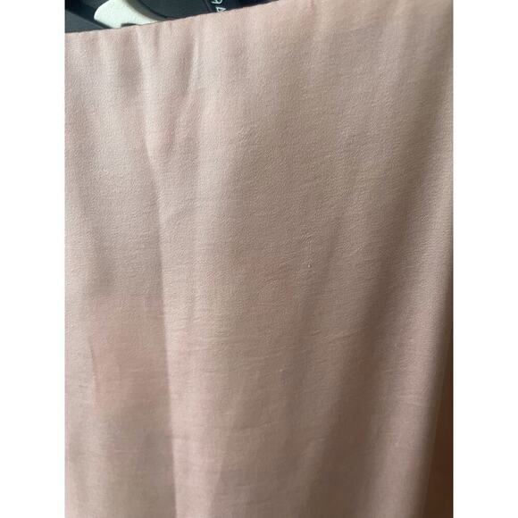 Avec Les Filles Pink Tiered Asymmetrical Midi Strappy Slip Dress • Size M 🗣 - Picture 4 of 4